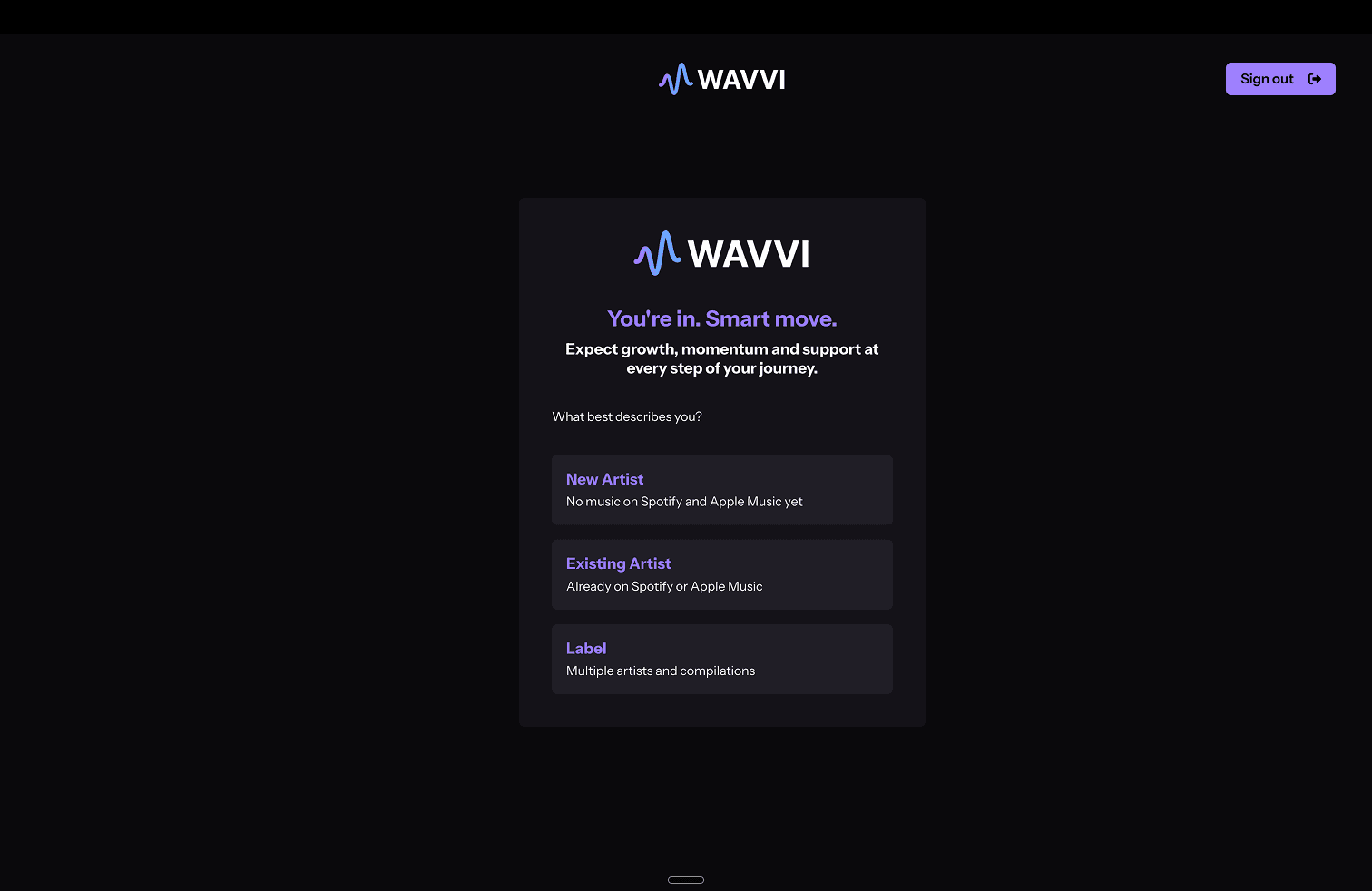 Step 1 **Sign up & verify**