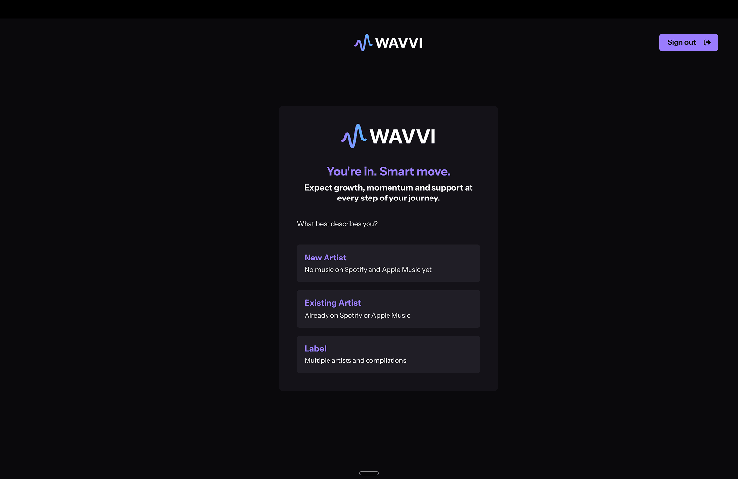 Step 1 **Sign up & verify**