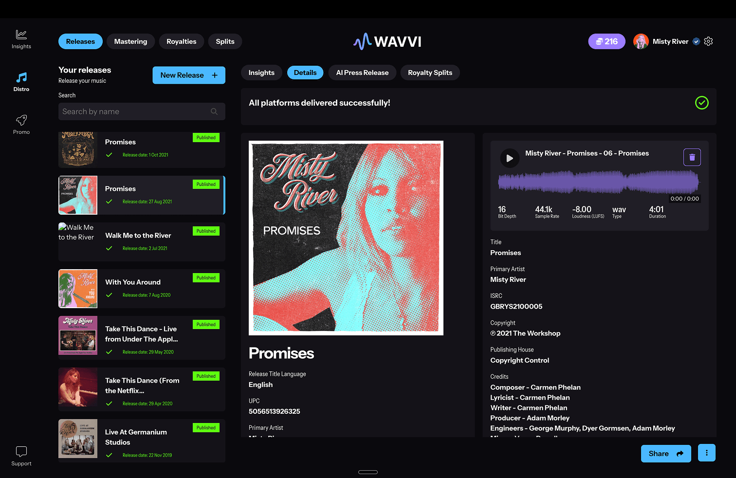 Step 2 **Upload Music**